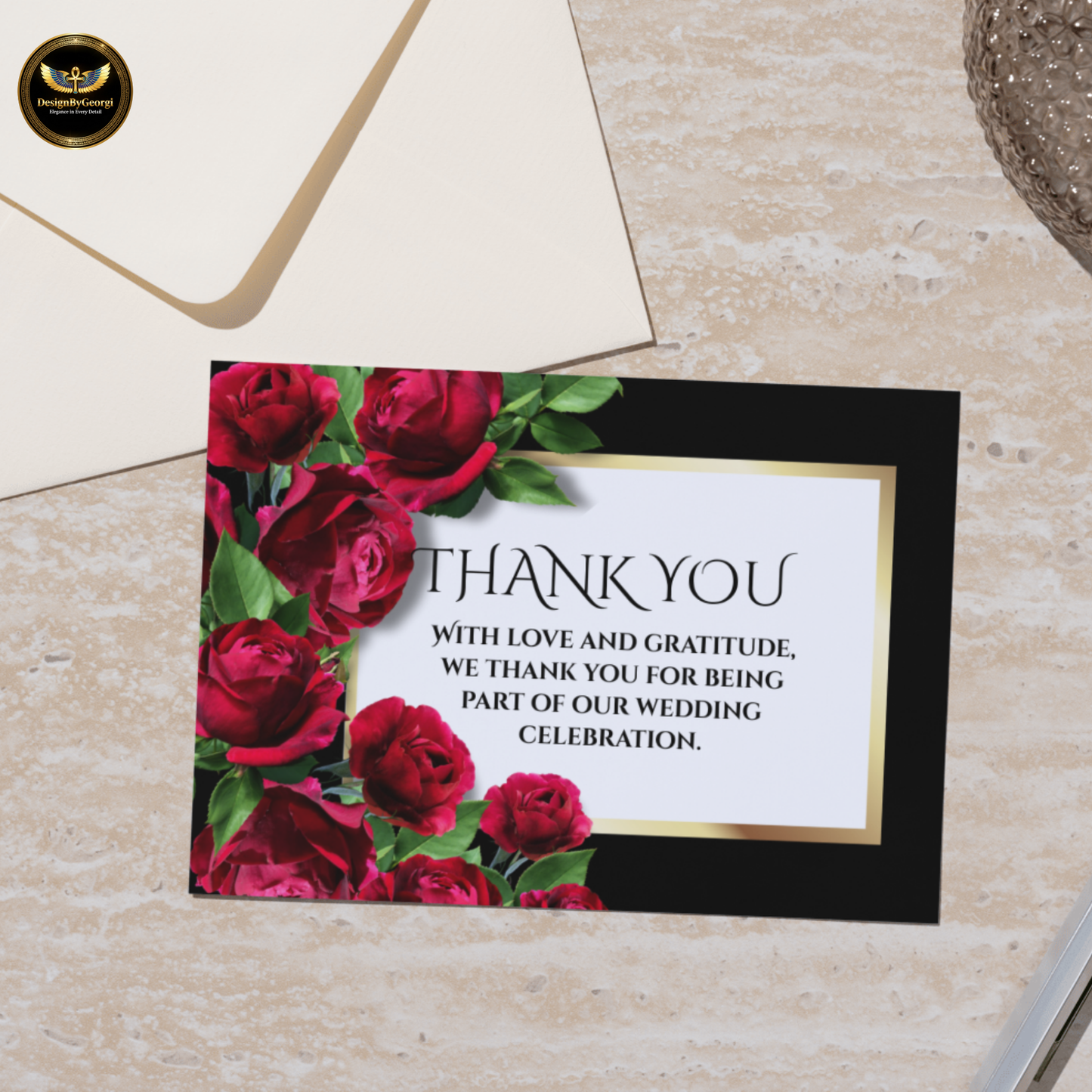 Elegant Rose Wedding Invitation Suite  Editable Canva Template | Save the Date, RSVP & More (Digital Download) Printable Invitation Template
