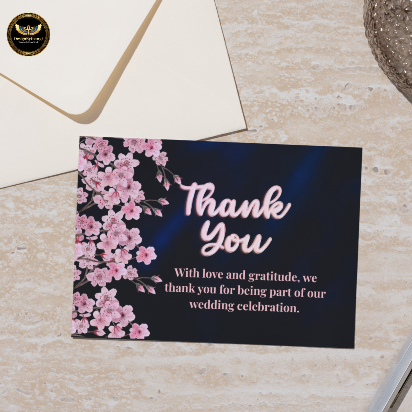 Navy & Blush Velvet Luxury Wedding Invitation Template, Editable Canva Wedding Suite, Elegant Navy Blue Blush Pink Rose Invite
