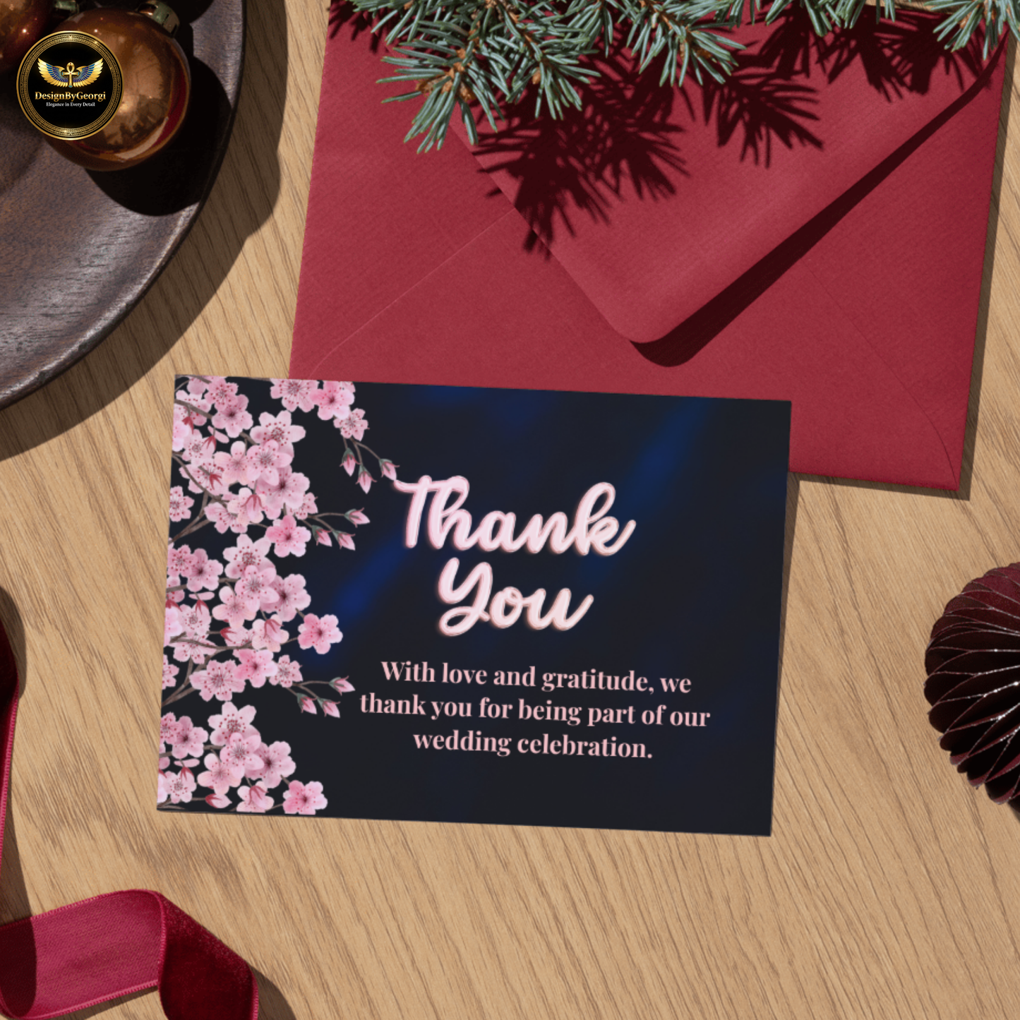 Navy & Blush Velvet Luxury Wedding Invitation Template, Editable Canva Wedding Suite, Elegant Navy Blue Blush Pink Rose Invite