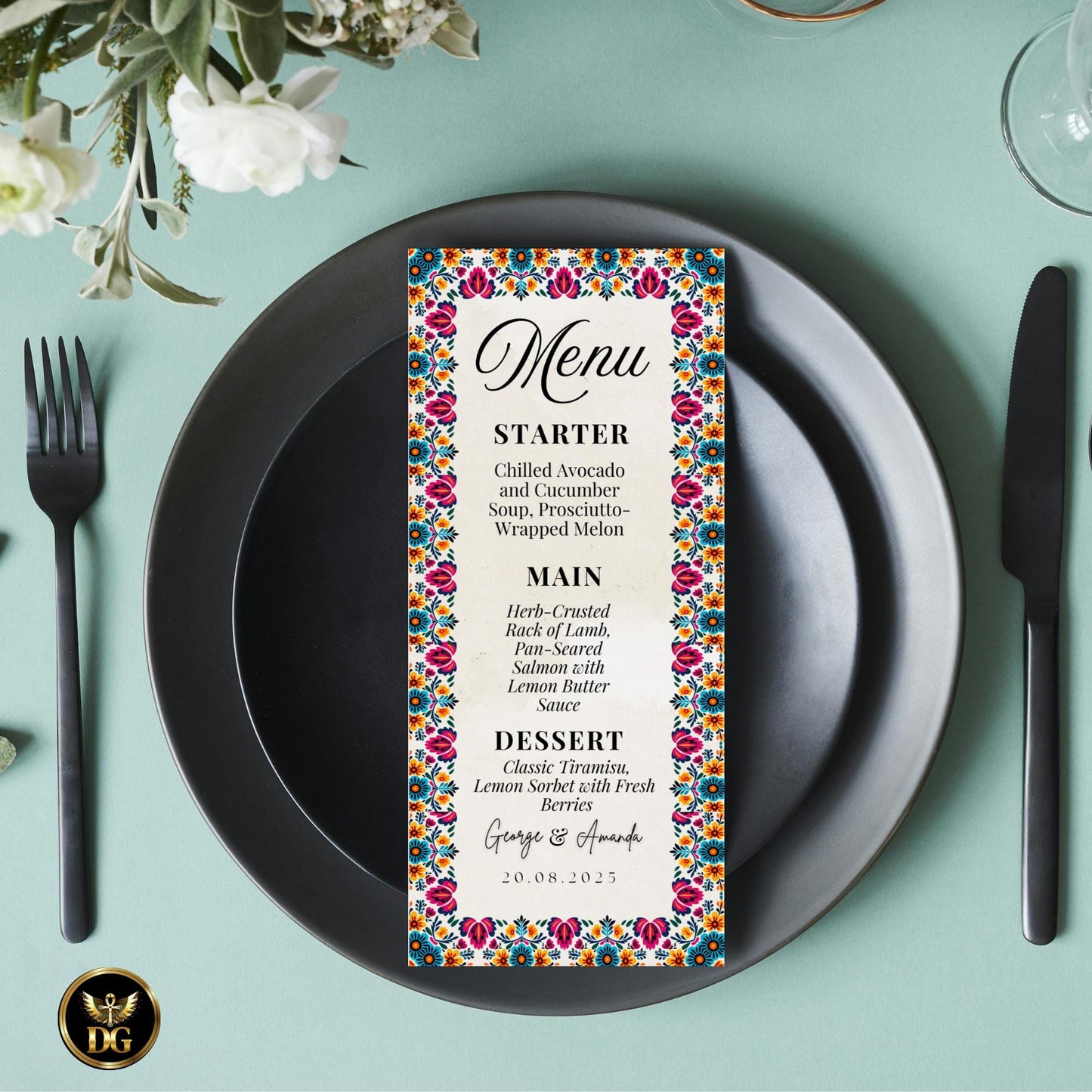 Mexican Style Wedding Invitation Suite, Boho Elegant Beige & Gold, Watercolor Template, Editable Canva, Printable Bundle with 6 Cards