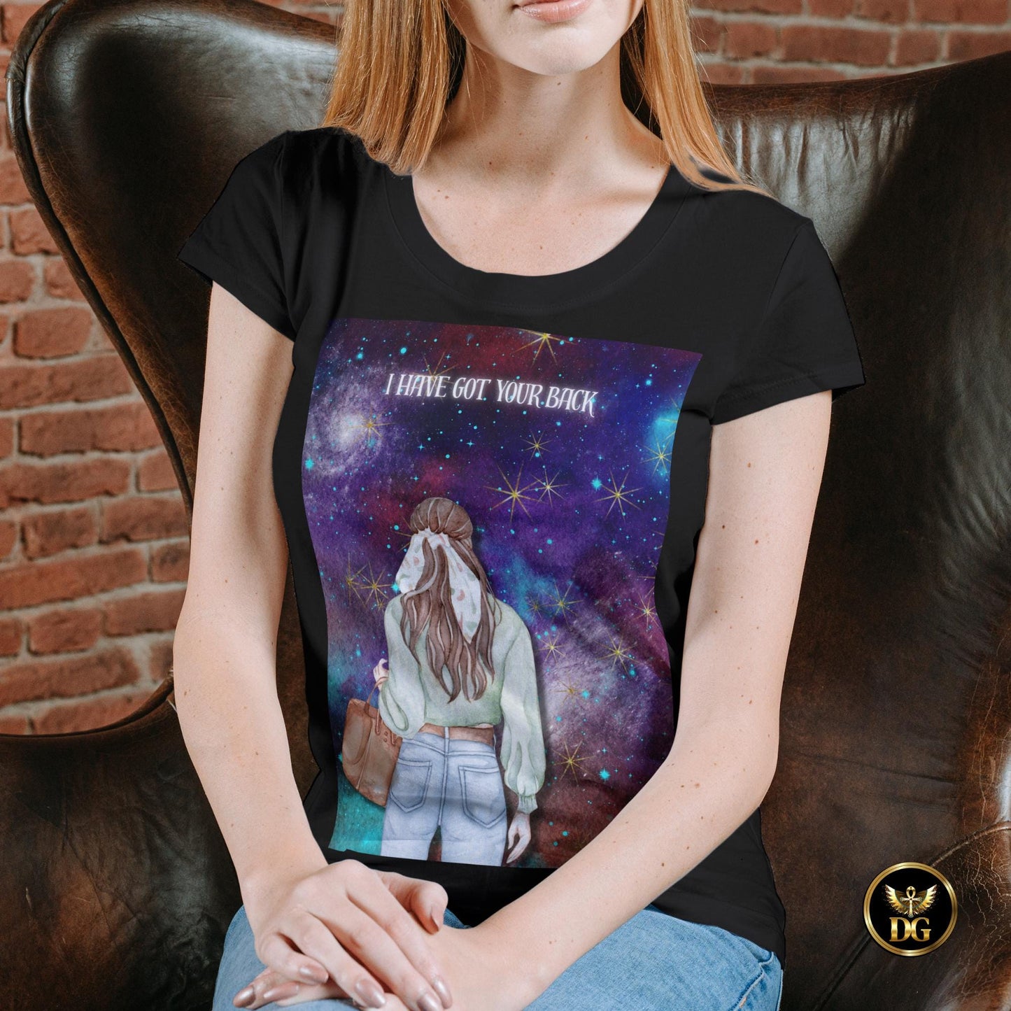 Editable Watercolor Fashion T-Shirt Design | Custom Positive Energy Art | Spiritual Support Printable PNG & PDF Digital Download