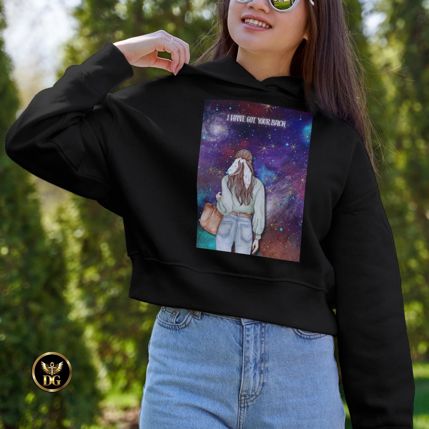 Editable Watercolor Fashion T-Shirt Design | Custom Positive Energy Art | Spiritual Support Printable PNG & PDF Digital Download