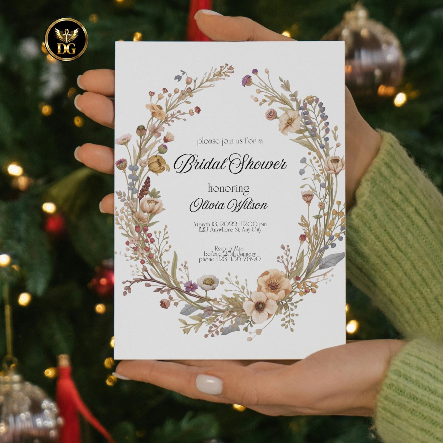 Modern Classic Bridal Shower BUNDLE | Minimalist Invitation, Menu, Details, RSVP, Thank You Cards + Digital File | Editable Template