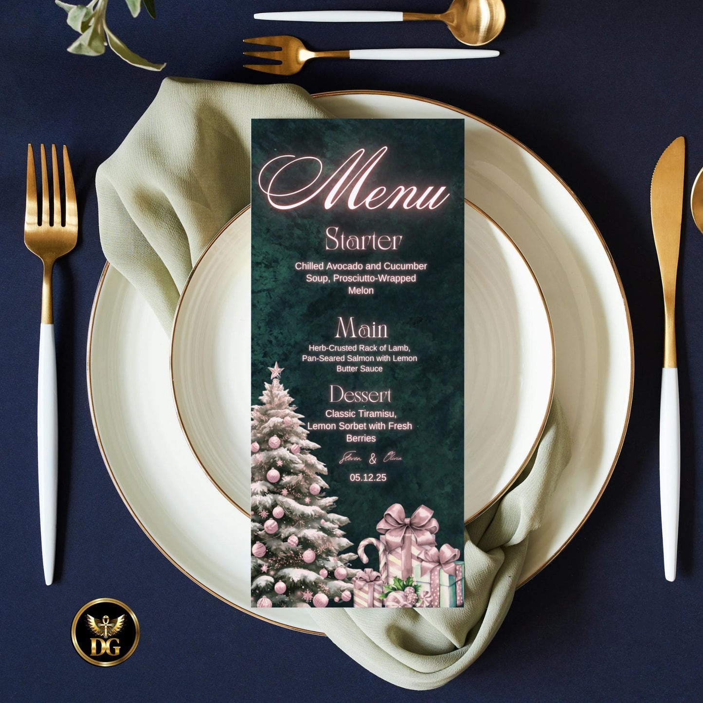 Tis The Season to Be Married Bridal Shower Invitation Set Christmas Bridal Shower Invite Holiday Emeraled Green Template Winter Wedding