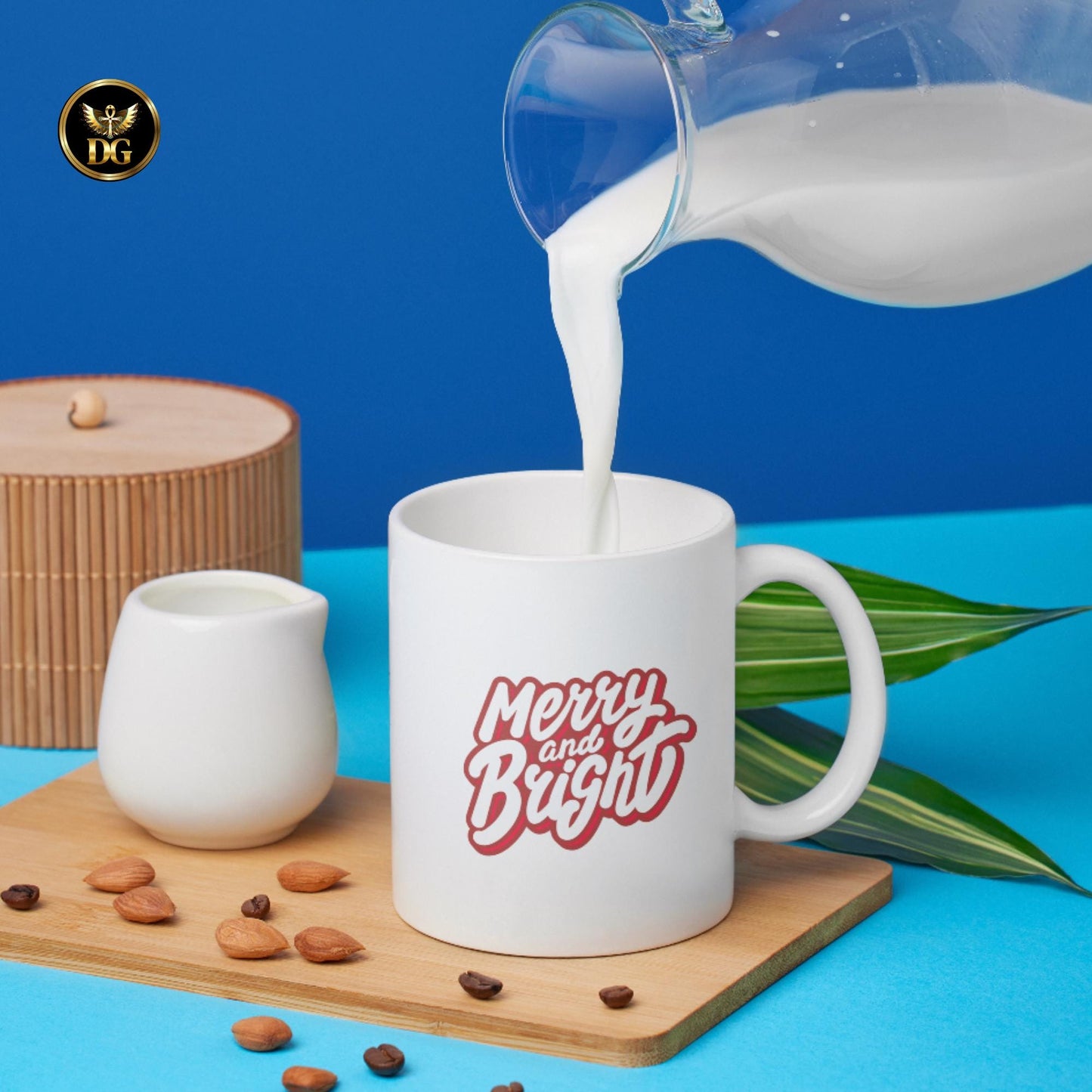 Editable Merry & Bright Christmas Bow Template • Add Any Name • Canva Link • Coquette Red Ribbon Mug  Shirt Design