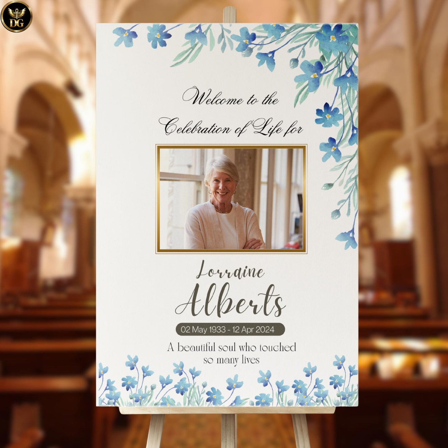 12-Piece Editable Funeral Bundle Canva, Celebration of Life Templates, In Loving Memory Program, Welcome Sign, Digital Invite, Prayer Card