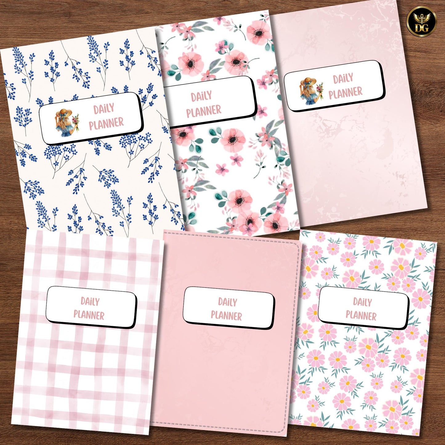 Undated Digital Planner | Minimal Lifestyle Planner | 30 Pages Printable Planner | Canva Editable PDF | Daily Weekly Monthly Planner